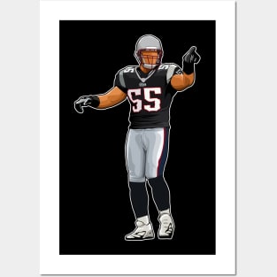 Junior Seau #55 Reaction Posters and Art